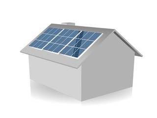 solar 3d house