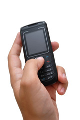 Hand Holding Cell Phone