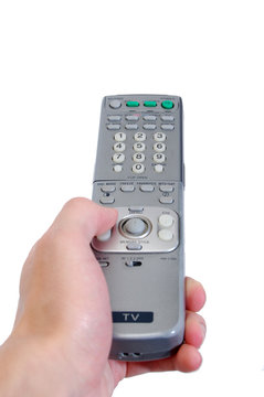 Pointing the TV Remote control