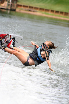 Wakeboard Fall