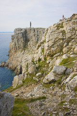 rocks on a beach in brittany