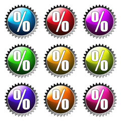 Prozent Buttons