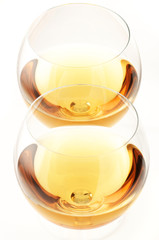 White wine close-up