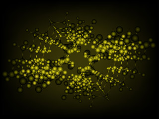 Three dimensional molecule binding