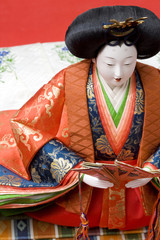 Naklejka premium 女雛