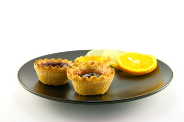 Jam Tarts with Citrus Slices
