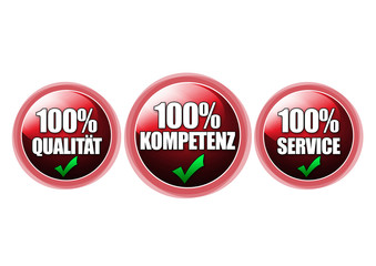 100% Kompetenz 100% Qualität 100% Service