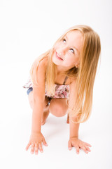 Obraz premium Beautiful little girl