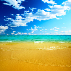 sand of beach and sea