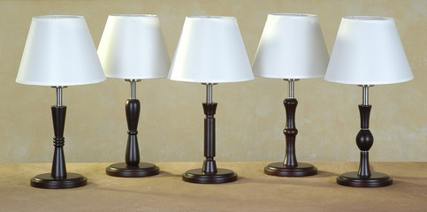 Five lamps