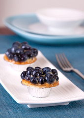 Blueberry Custard Tart