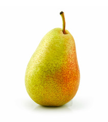 Tasty Ripe Green Pear Isolated