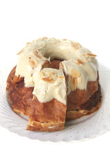 biscuit pie on white dish