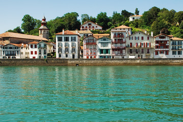 Typical Basque seaside village