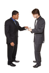 Fototapeta premium businesspeople - questionnaire