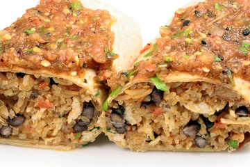 hot mexican burrito