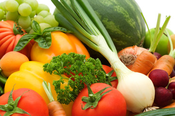 bio fresh fruits and vegetables