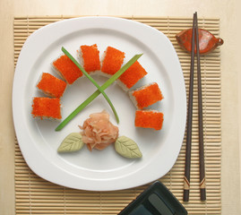 rolls out the red caviar