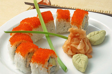 rolls out the red caviar