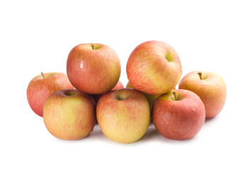 Isolated apple stack