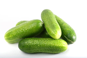 isolated cucumber