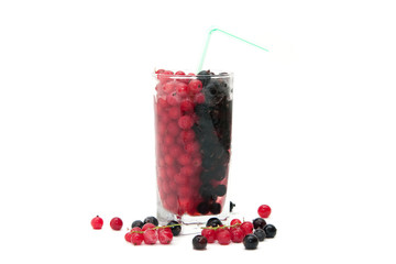 Mix with frozen red and black currants