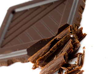 Stack Of Dark Chocolate