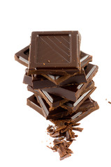 Stack Of Dark Chocolate