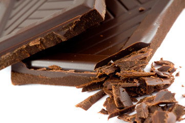 Stack Of Dark Chocolate