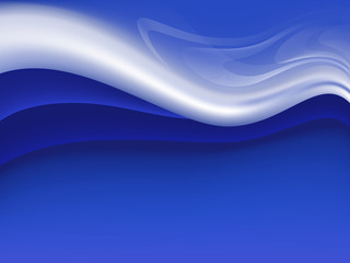 Abstract blue wave background