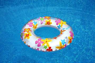 swimming ring in the water
