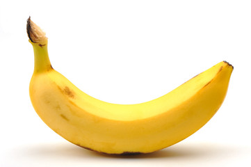 banana isolated on white background