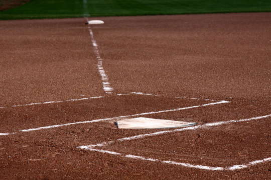 Close-up of Home Plate
