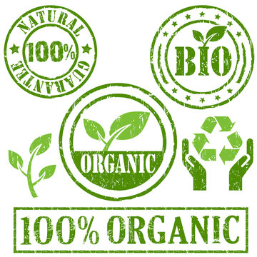 Organic and natural symbol