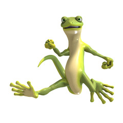 funny toon gecko
