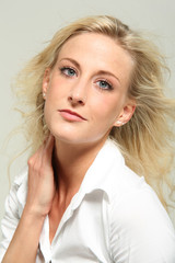 Fototapeta premium blond girl