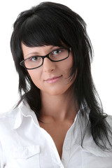 Obraz premium Portrait of a young happy woman