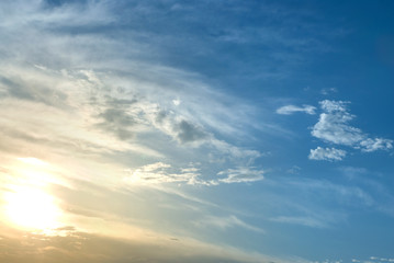 Fototapeta premium sunny sky background