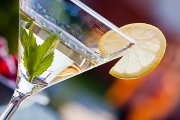 Photo sur Plexiglas Cocktail Cocktail alcoolisé de martiny