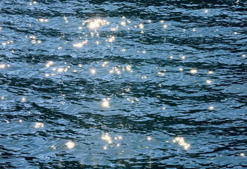 Water and sun sparkles