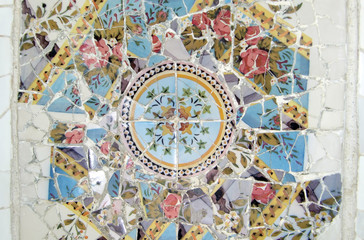 Paerk Guell Barcelona Spanien