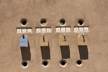 Obraz premium Mailboxes in Santa Fe