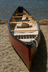 Canoe on beach