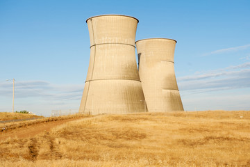The cooling towers at Nuclear Power plant