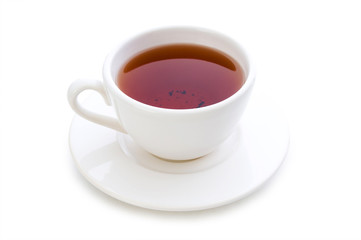 Cup of tea isolated on the white