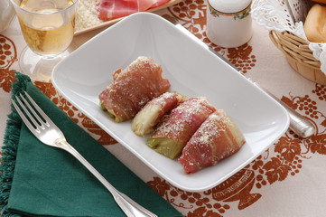 Finocchi al crudo di San Daniele e grana - Cucina del Friuli