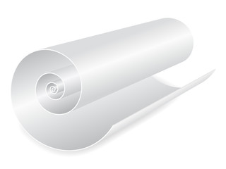 sheet roll vector illustration