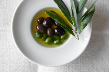 piattino e olive