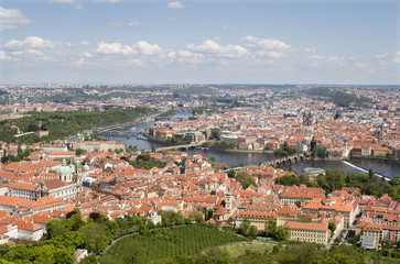 prague - look from outlook-tower