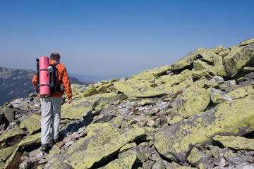 Fototapeta premium Hiking